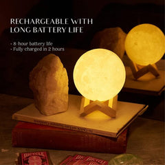 16 In 1 High Quality Led Moon Light Lamp With Stand – Mind Glowing 3d Lamp – Bedroom Led Bed Lamp Desk Lamp – Moonlight Sensation Home Decor