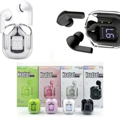 Air31 Earbuds Wireless Crystal Transparent Body | Air 31 Bluetooth Ear Bud Tws Wireless Bluetooth 5.3 Without Pouch