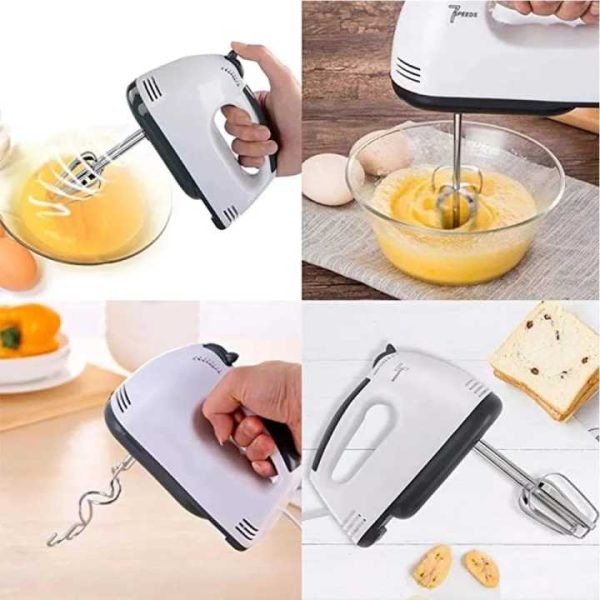 Dh-133 Scarlett Multifunctional 7 Speed Mini Mixer Electric Food Blender Scarlett Handheld Mixer Egg Beater Automatic Cream Food Cake Baking Dough Mixer