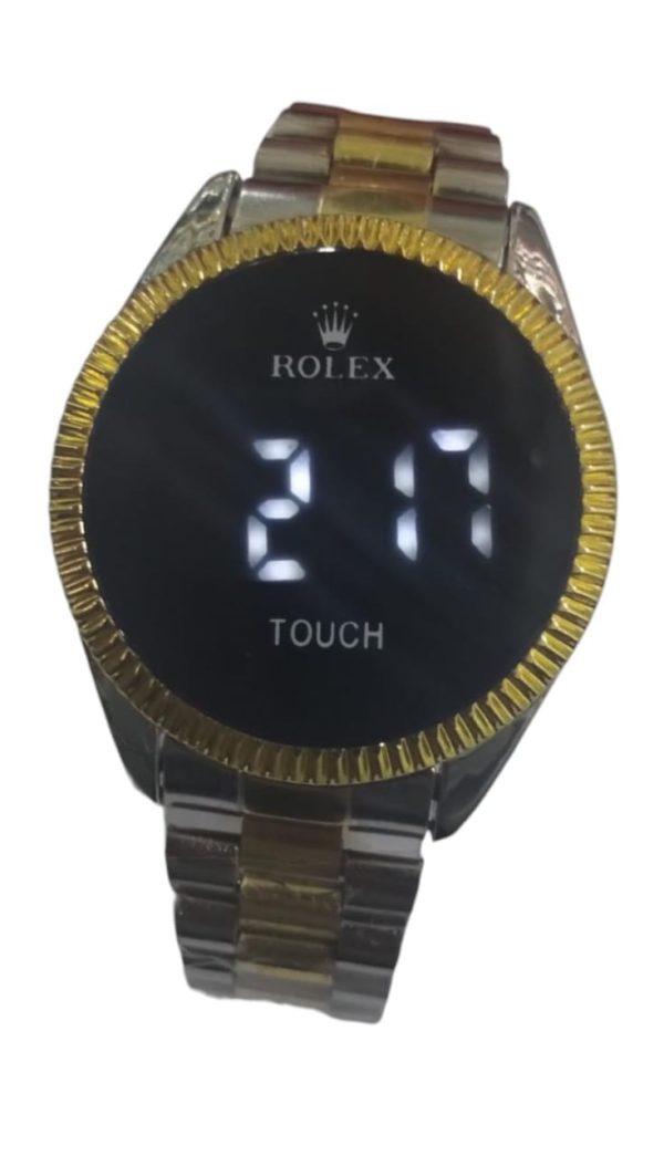 Digital Rolex Fashionable Watch For Men | Best Quality Rolex Watch | Led Touch Screen Watch | Cell Operated Watch ( Without Box )