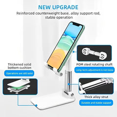 Foldable & Adjustable Mobile Phone And Tablet Stand | Flexible Desktop Mount & Lazy Bracket Support For All Devices