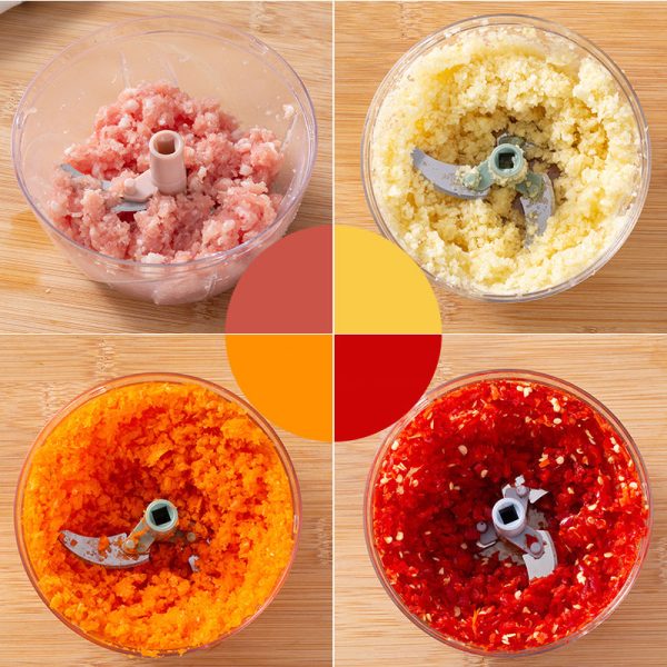 Hand Pulled Multipurpose Chopper & Cutter | Rope Pulled Chopper Multifunctional Meat Grinder, Vegetable Cutter