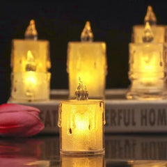 Led Mini Candles Light For Indoor Decoration (1pc)