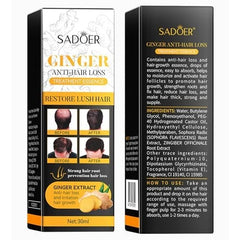 Sadoer Ginger Anti-hair Loss Treatment Essence 30ml – Restores Hair, Promotes Growth